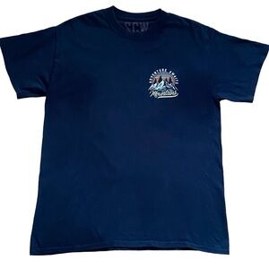 SCW Outdoor Adventure Retro Vintage Camping Hiking Mountain T-Shirt Sz Medium